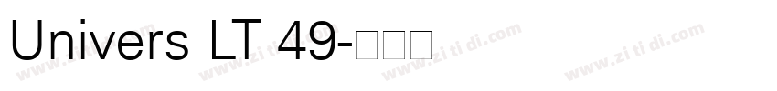 Univers LT 49字体转换 Univers LT 49字体转换
